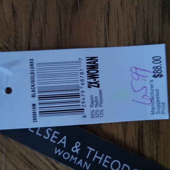 3/$12Chelsea and Theodore dressy sweter/tunic,dress? size 2X - Picture 4 of 4